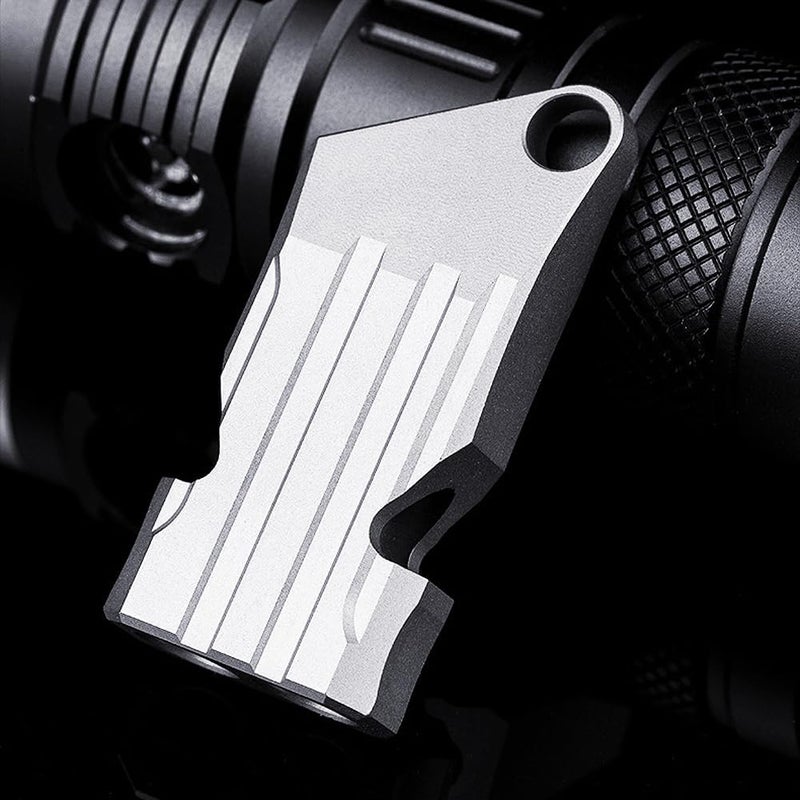 Binboll Double-Tube Whistle Aluminum Alloy Survival Whistle for Outdoor Needs Sports Referee Emergency - Image 3